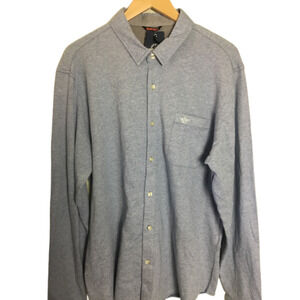 NWT Dockers Blue Button-Up Shirt Smart 360 Flex XL Slim Fit